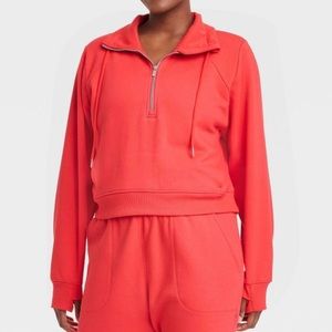 All in Motion Half-zip Fleece Pullover Sweater